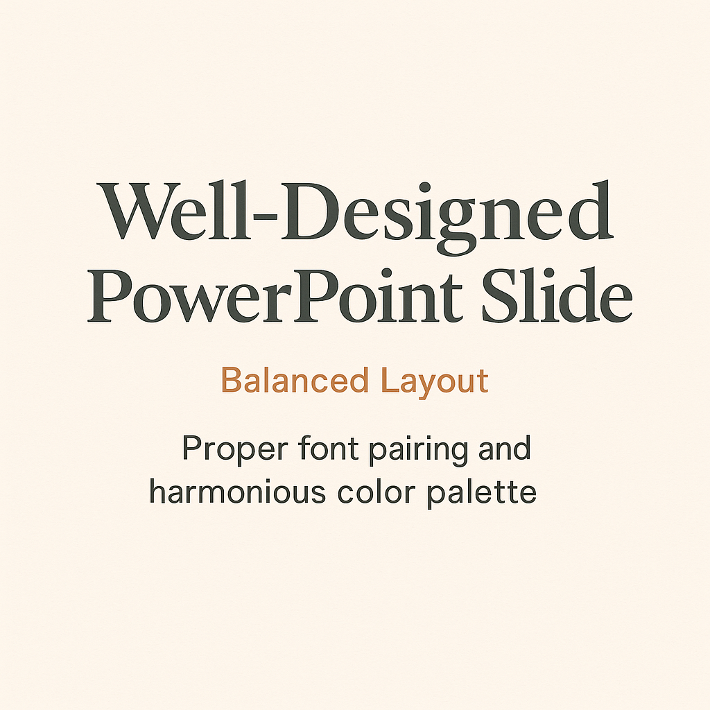 tips desain PowerPoint untuk pemula dengan pemilihan warna dan font yang tepat