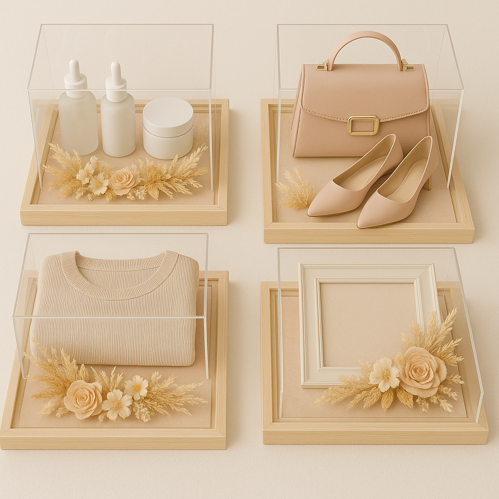 Hantaran lamaran perlengkapan ibadah dengan dekorasi pastel