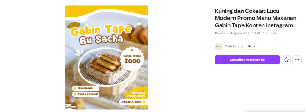 Cara Memilih Template Canva Gratis Berkualitas - UMKM & Bisnis Lokal