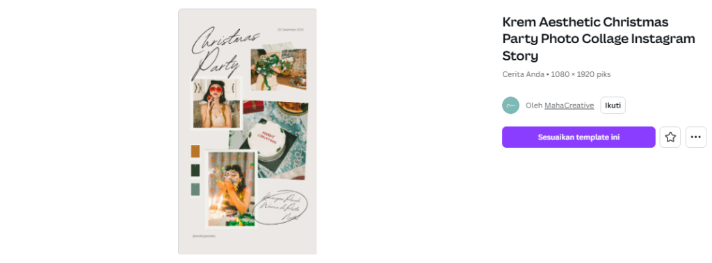 Cara Memilih Template Canva Gratis yang Paling Berkualitas - Story Aesthetic